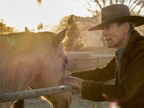 Clint Eastwood with a horse
